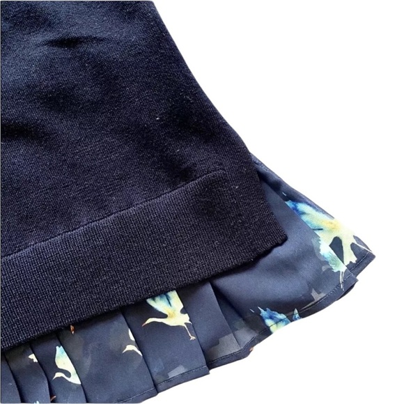 Jason Wu Grey Layered Short Sleeve Sweater Midnight - Picture 4 of 7